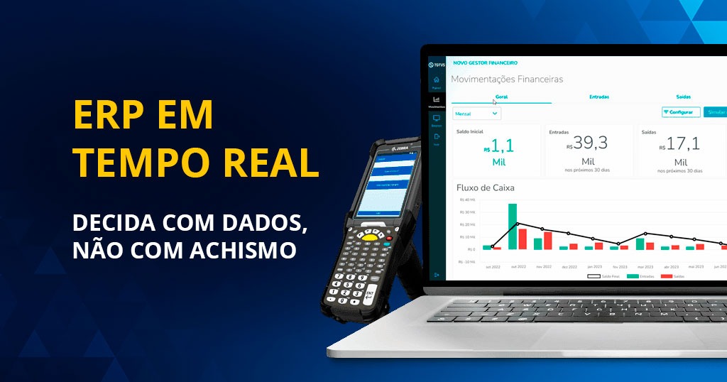 ERP Protheus com dados operacionais em tempo real para decisões estratégicas em empresas