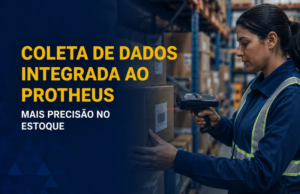 Operadora-usando-coletor-de-dados-integrado-ao-ERP-Protheus-no-estoque.